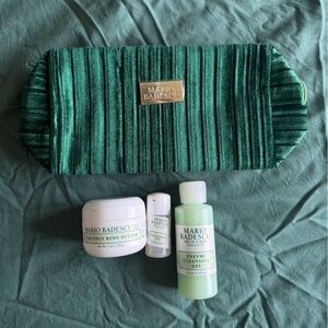 NWT Mario Badescu Skincare Trio with Emerald Pouch